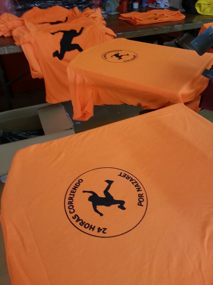 camisetas corriendo por nazaret