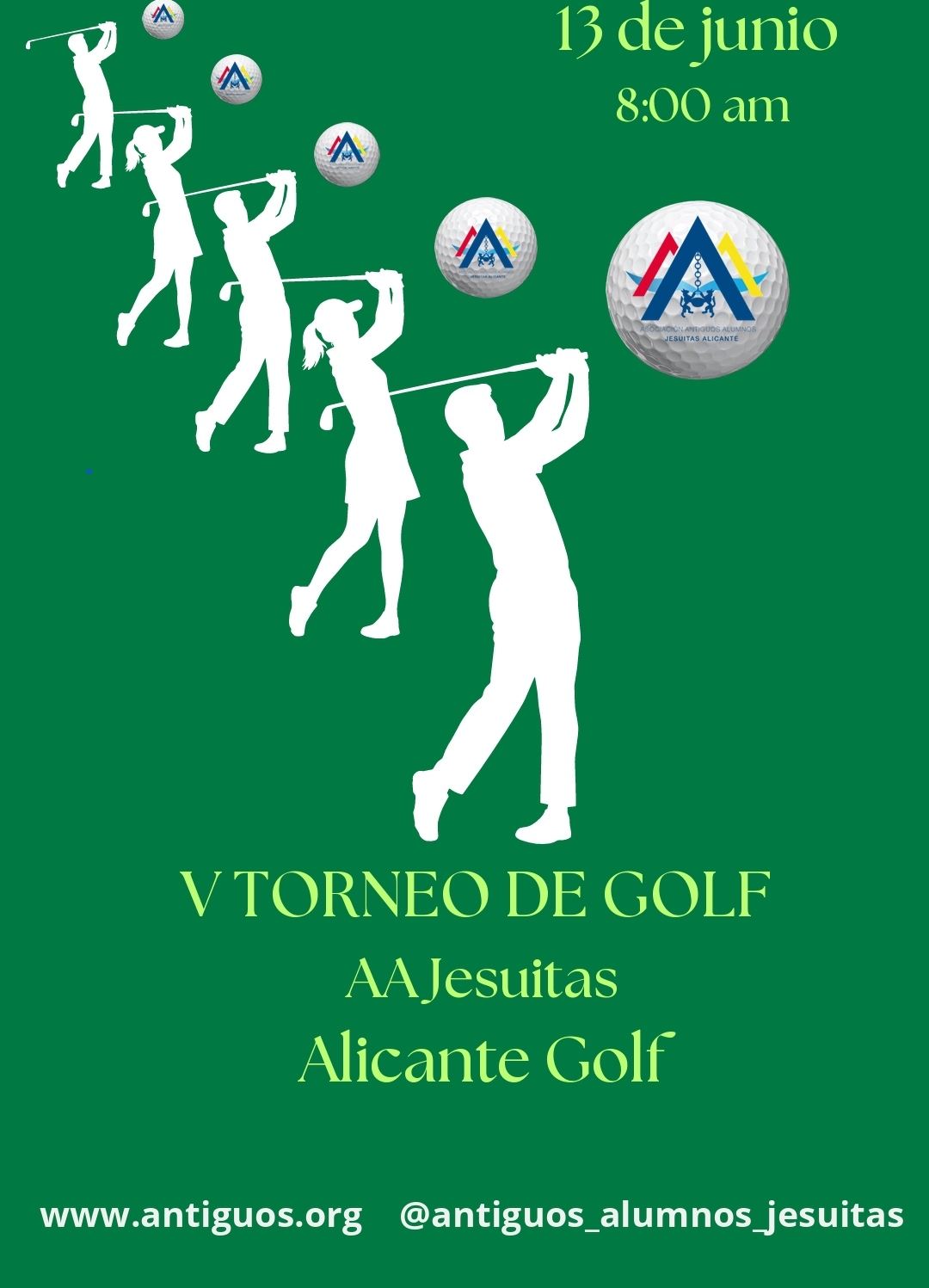¿TE GUSTARÍA JUGAR AL GOLF CON TUS ANTIGUOS COMPAÑEROS DE COLEGIO?