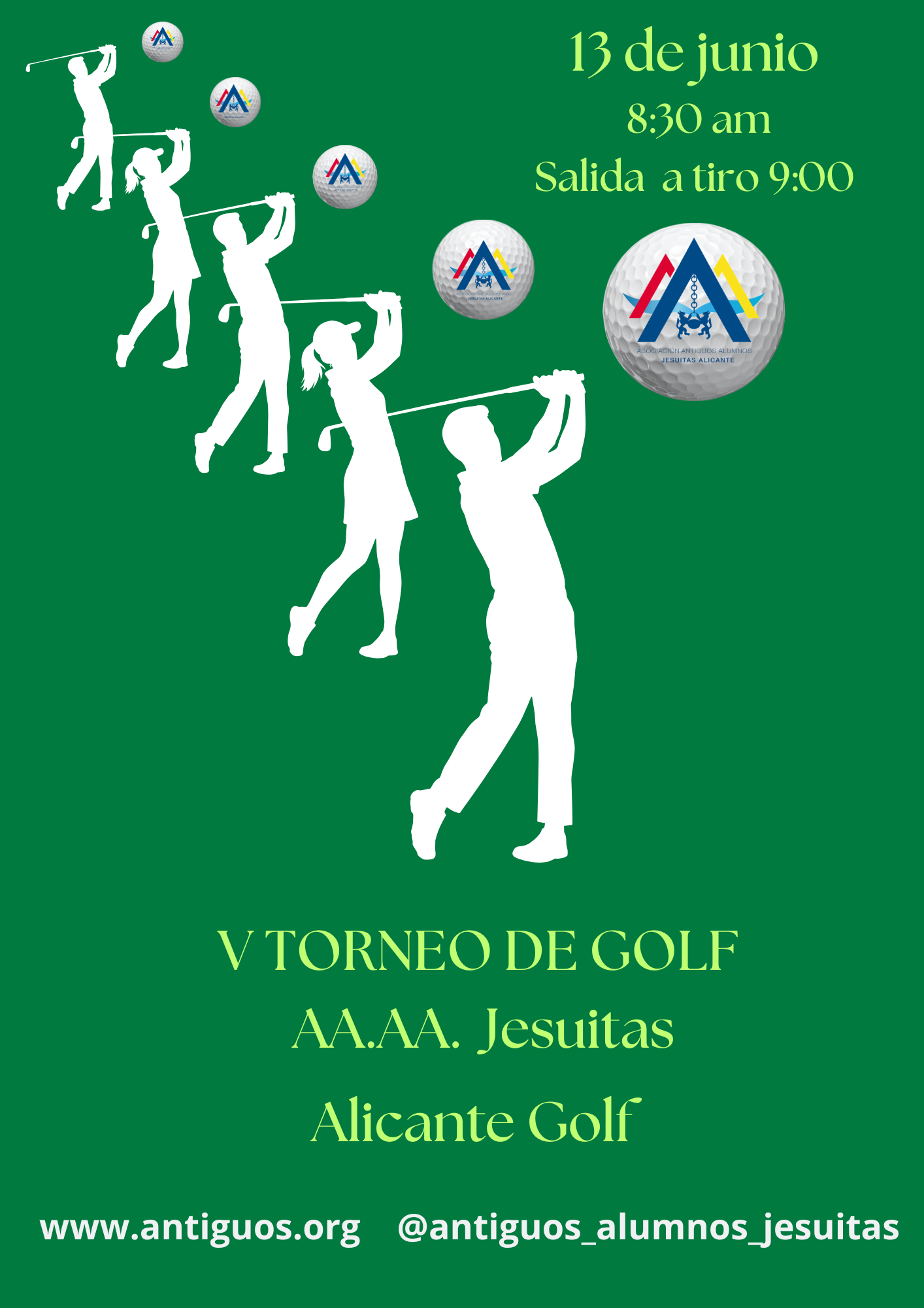 V Torneo de Golf. 13 de junio Alicante Golf