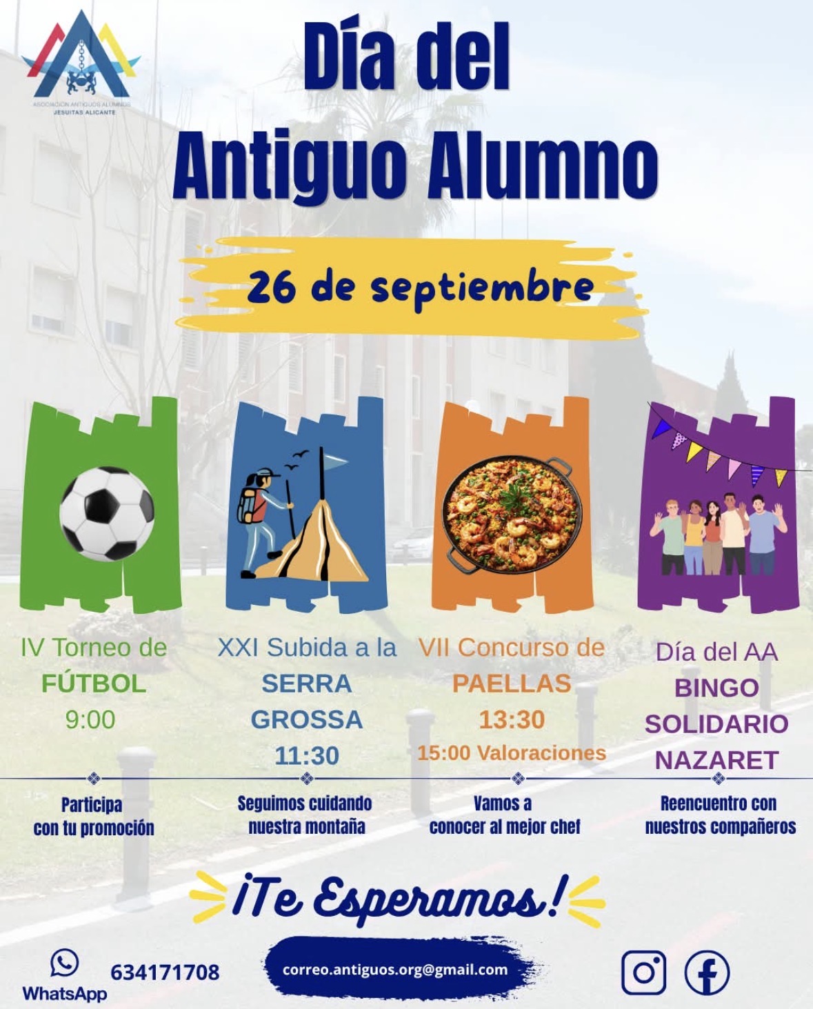 Día del Antiguo Alumno yVII Concurso de Paellas